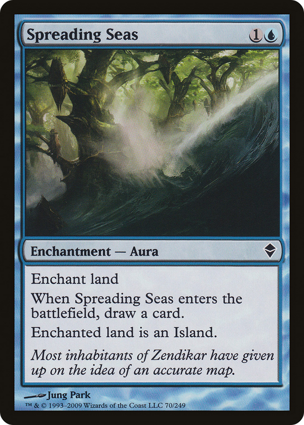 Spreading Seas (ZEN-070) - Zendikar Foil