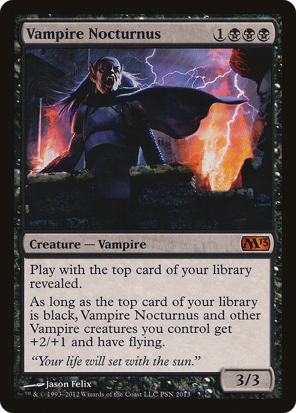 Vampire Nocturnus (MEDIA-PSN 2013) - Duels of the Planeswalkers 2013 Promos
