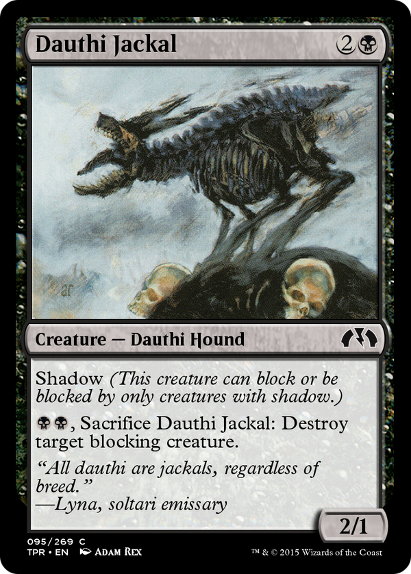 Dauthi Jackal (TPR-095) - Tempest Remastered Foil