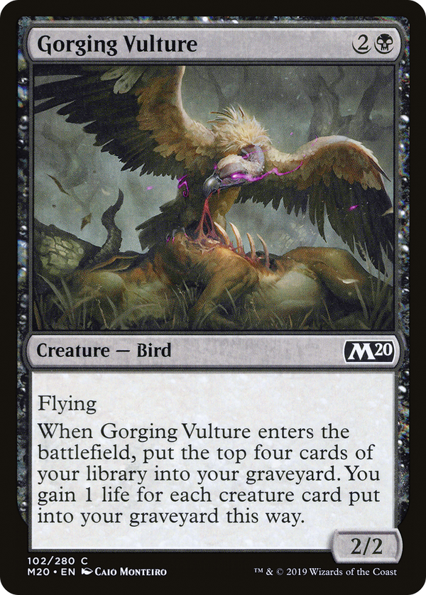 Gorging Vulture (M20-102) - Core Set 2020 Foil