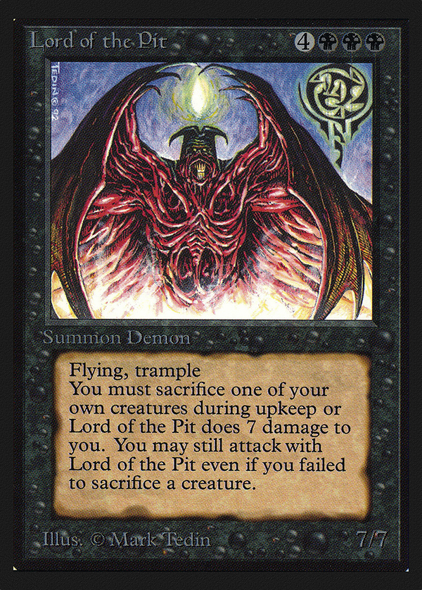 Lord of the Pit (CE) (CED-) - Collectors' Edition