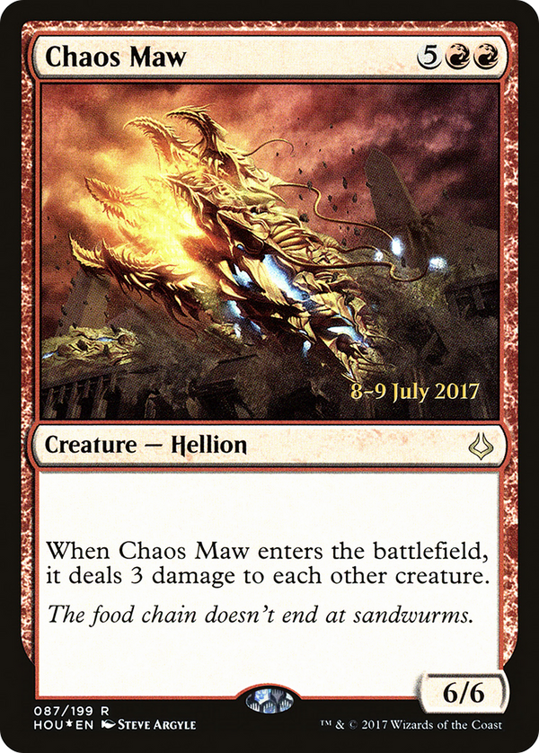 Chaos Maw (PRE-087) - Hour of Devastation Promos Foil