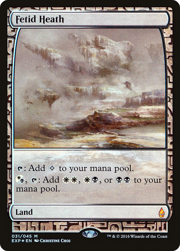 Fetid Heath (EXP-031) - Zendikar Expeditions Foil