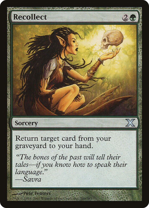 Recollect (10E-289) - Tenth Edition Foil