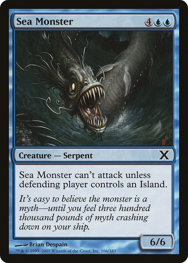 Sea Monster (10E-106) - Tenth Edition Foil