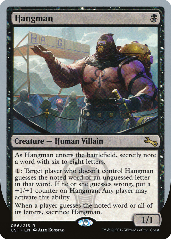 Hangman (UST-056) - Unstable Foil