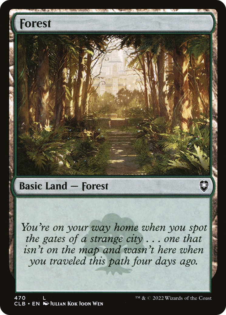 Forest (470) (CLB-470) - Commander Legends: Battle for Baldur's Gate