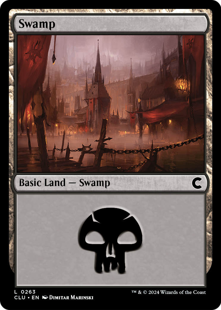 Swamp (0263) (CLU-263) - Ravnica: Clue Edition