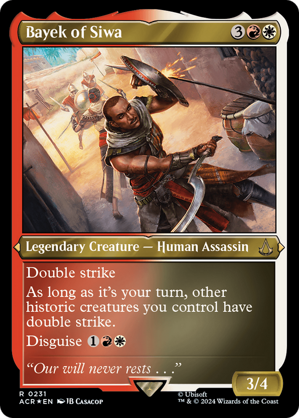 Bayek of Siwa (Foil Etched) (ACR-231) - Assassin's Creed Foil