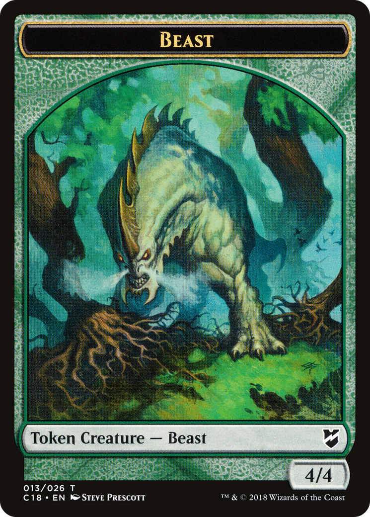 Beast (TC18-013) - Commander 2018 Tokens
