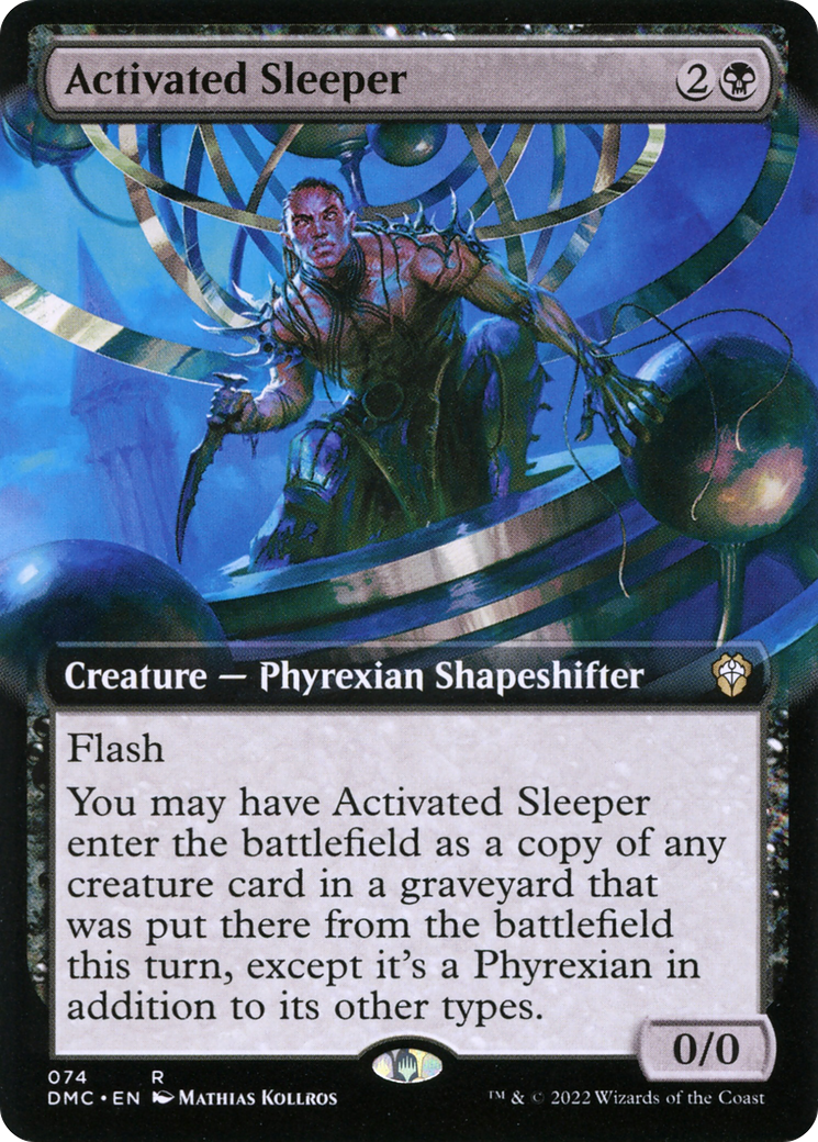 Activated Sleeper (Extended Art) (DMC-074) - Dominaria United Commander: (Extended Art)