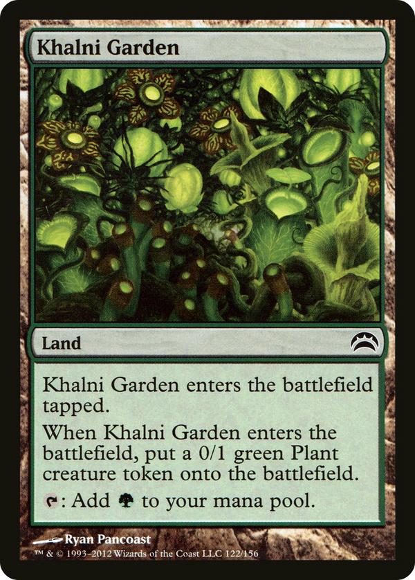 Khalni Garden (PC2-122) - Planechase 2012 Foil