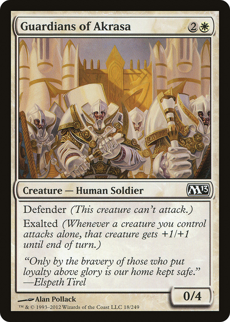 Guardians of Akrasa (M13-018) - Magic 2013 Foil
