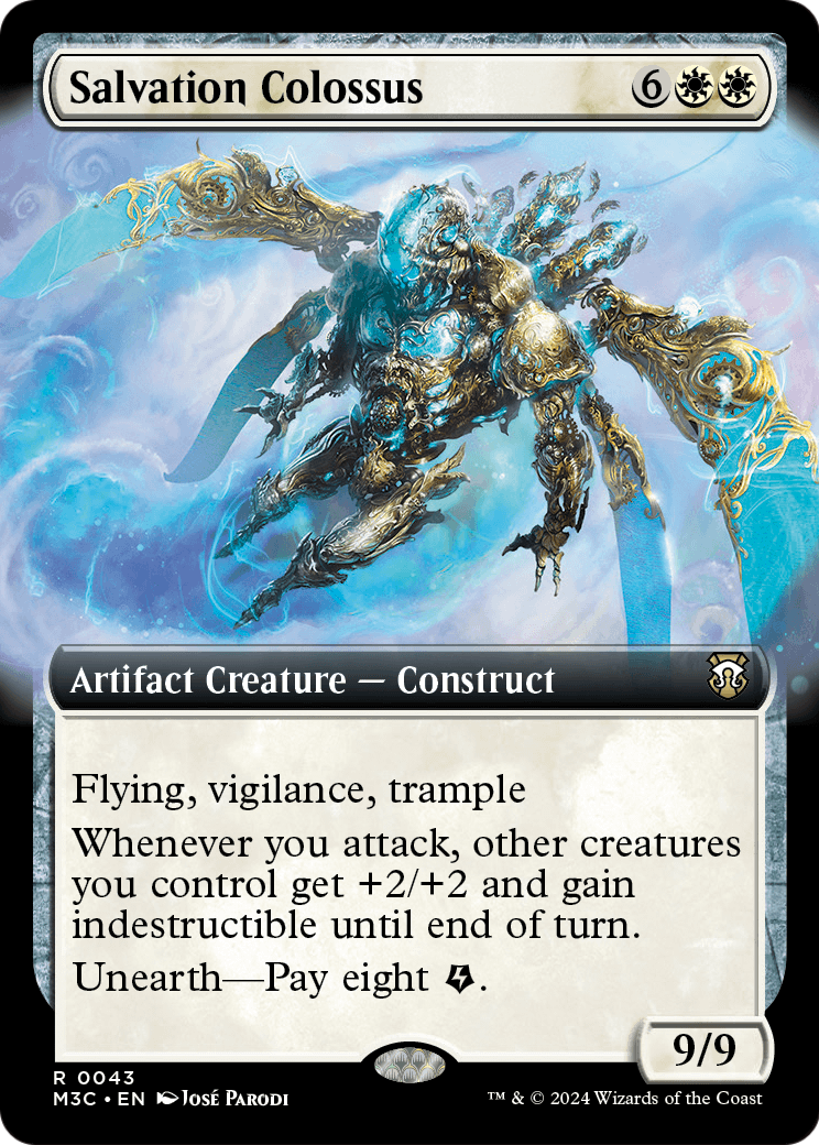 Salvation Colossus (Extended Art) (M3C-043) - Modern Horizons 3 Commander: (Extended Art)