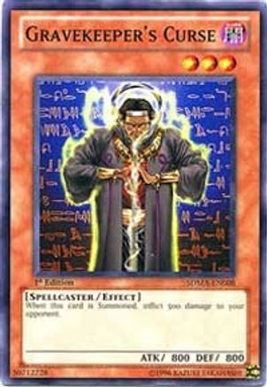 Gravekeeper's Curse (SDMA-EN008) - Structure Deck: Marik 1st Edition