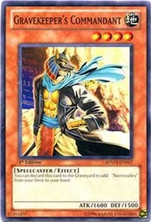 Gravekeeper's Commandant (SDMA-EN017) - Structure Deck: Marik 1st Edition