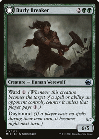 Burly Breaker (MID-174) - Innistrad: Midnight Hunt: (Double Faced Transform)