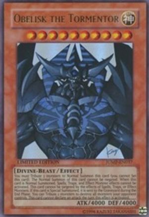 Obelisk the Tormentor (JUMP-EN037) - Shonen Jump Magazine Promos Limited