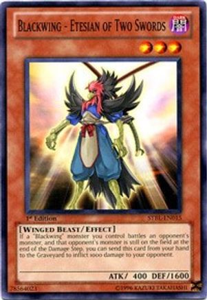 Blackwing - Etesian of Two Swords (STBL-EN015) - Starstrike Blast 1st Edition