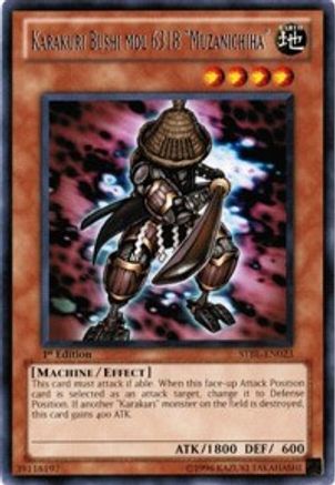 Karakuri Bushi mdl 6318 "Muzanichiha" (STBL-EN023) - Starstrike Blast Unlimited
