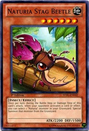 Naturia Stag Beetle (STBL-EN032) - Starstrike Blast Unlimited