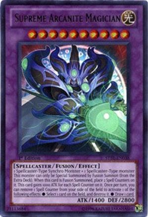 Supreme Arcanite Magician (STBL-EN038) - Starstrike Blast 1st Edition