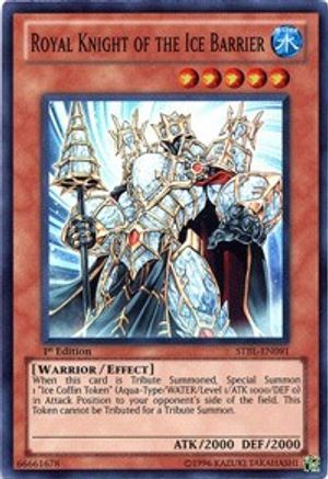Royal Knight of the Ice Barrier (STBL-EN091) - Starstrike Blast 1st Edition