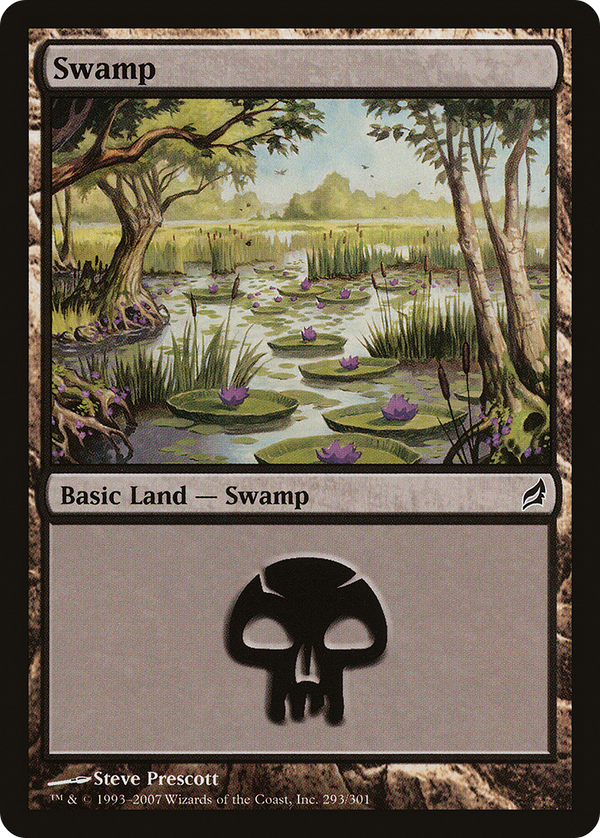 Swamp (293) (LRW-293) - Lorwyn Foil