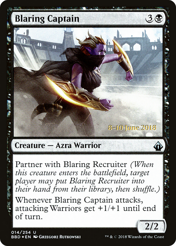 Blaring Captain (LARP-014) - Battlebond Promos Foil