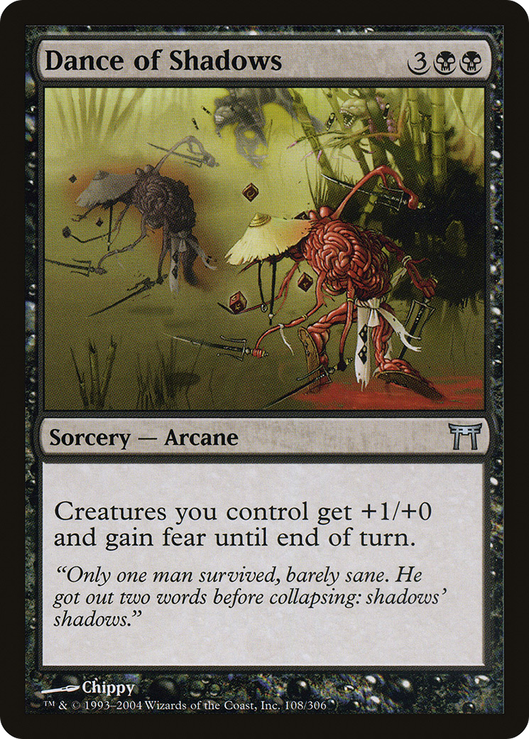 Dance of Shadows (CHK-108) - Champions of Kamigawa Foil