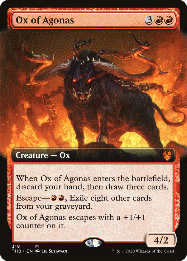 Ox of Agonas (Extended Art) (THB-318) - Theros Beyond Death: (Extended Art) Foil