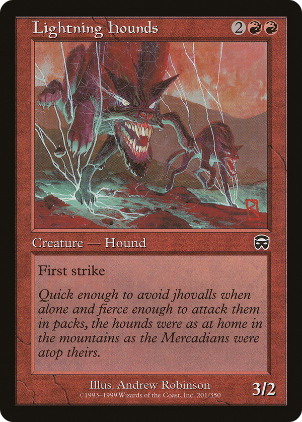 Lightning Hounds (MMQ-201) - Mercadian Masques