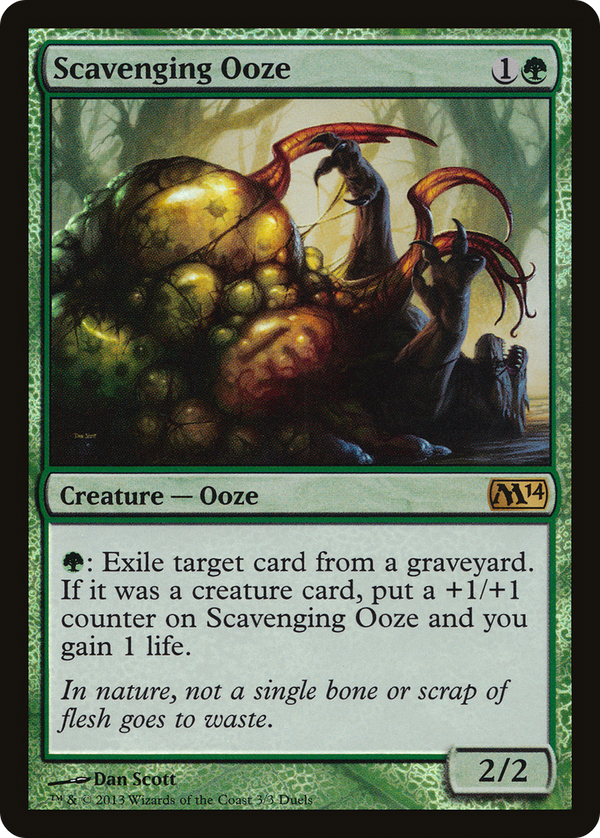 Scavenging Ooze (MEDIA-003) - Duels of the Planeswalkers 2014 Promos Foil