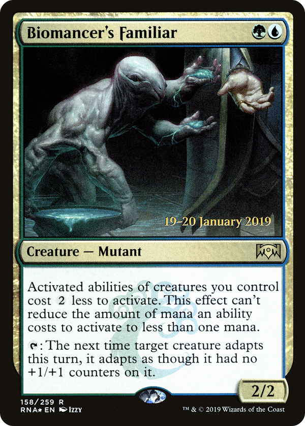 Biomancer's Familiar (PRE-158) - Ravnica Allegiance Promos Foil
