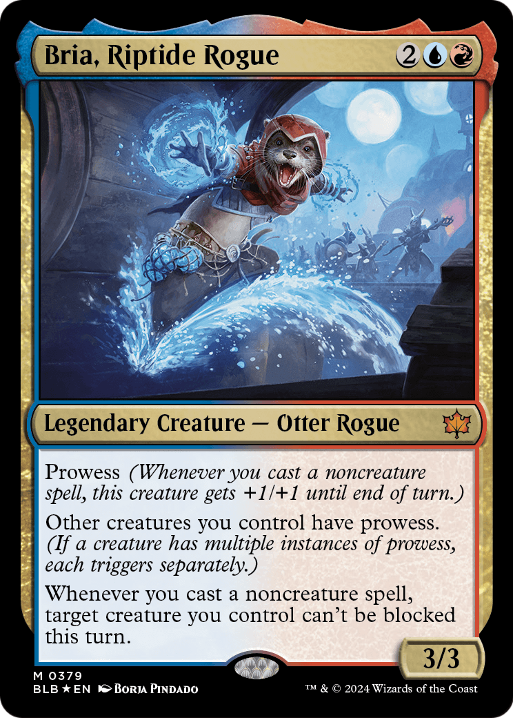 Bria, Riptide Rogue (BLB-379) - Bloomburrow Foil