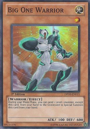 Big One Warrior (DP10-EN015) - Duelist Pack 10: Yusei 3 1st Edition