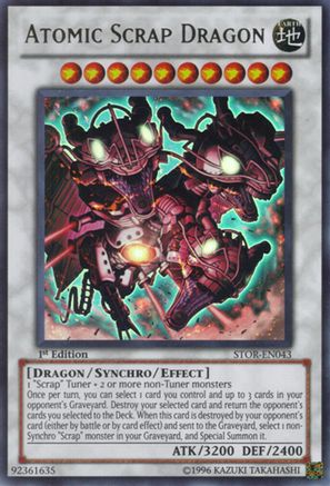 Atomic Scrap Dragon (STOR-EN043) - Storm of Ragnarok 1st Edition