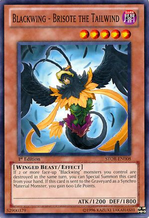 Blackwing - Brisote the Tailwind (STOR-EN008) - Storm of Ragnarok Unlimited