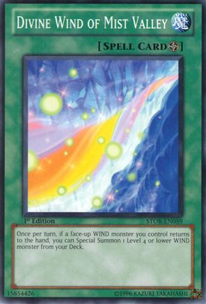 Divine Wind of Mist Valley (STOR-EN059) - Storm of Ragnarok 1st Edition