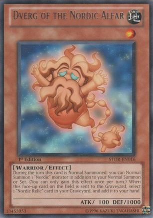 Dverg of the Nordic Alfar (STOR-EN016) - Storm of Ragnarok 1st Edition