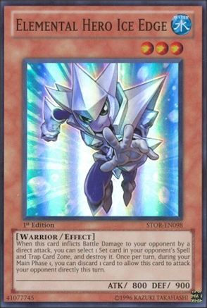 Elemental Hero Ice Edge (STOR-EN098) - Storm of Ragnarok Unlimited