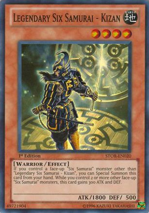Legendary Six Samurai - Kizan (STOR-EN020) - Storm of Ragnarok Unlimited