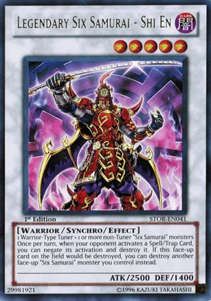 Legendary Six Samurai - Shi En (STOR-EN041) - Storm of Ragnarok Unlimited