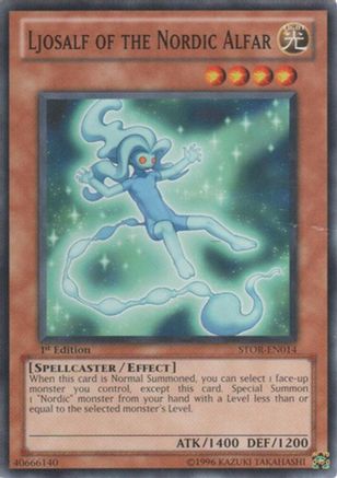 Ljosalf of the Nordic Alfar (STOR-EN014) - Storm of Ragnarok 1st Edition