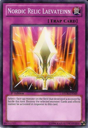 Nordic Relic Laevateinn (STOR-EN069) - Storm of Ragnarok 1st Edition