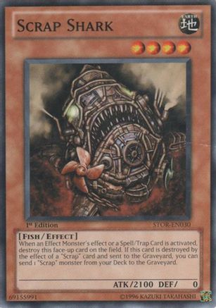 Scrap Shark (STOR-EN030) - Storm of Ragnarok 1st Edition