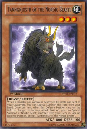 Tanngnjostr of the Nordic Beasts (STOR-EN013) - Storm of Ragnarok 1st Edition