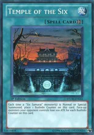 Temple of the Six (STOR-EN051) - Storm of Ragnarok 1st Edition