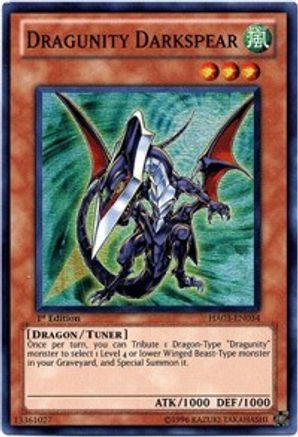 Dragunity Darkspear (SDDL-EN007) - Structure Deck: Dragunity Legion 1st Edition