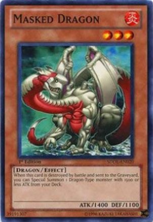 Masked Dragon (SDDL-EN020) - Structure Deck: Dragunity Legion Unlimited